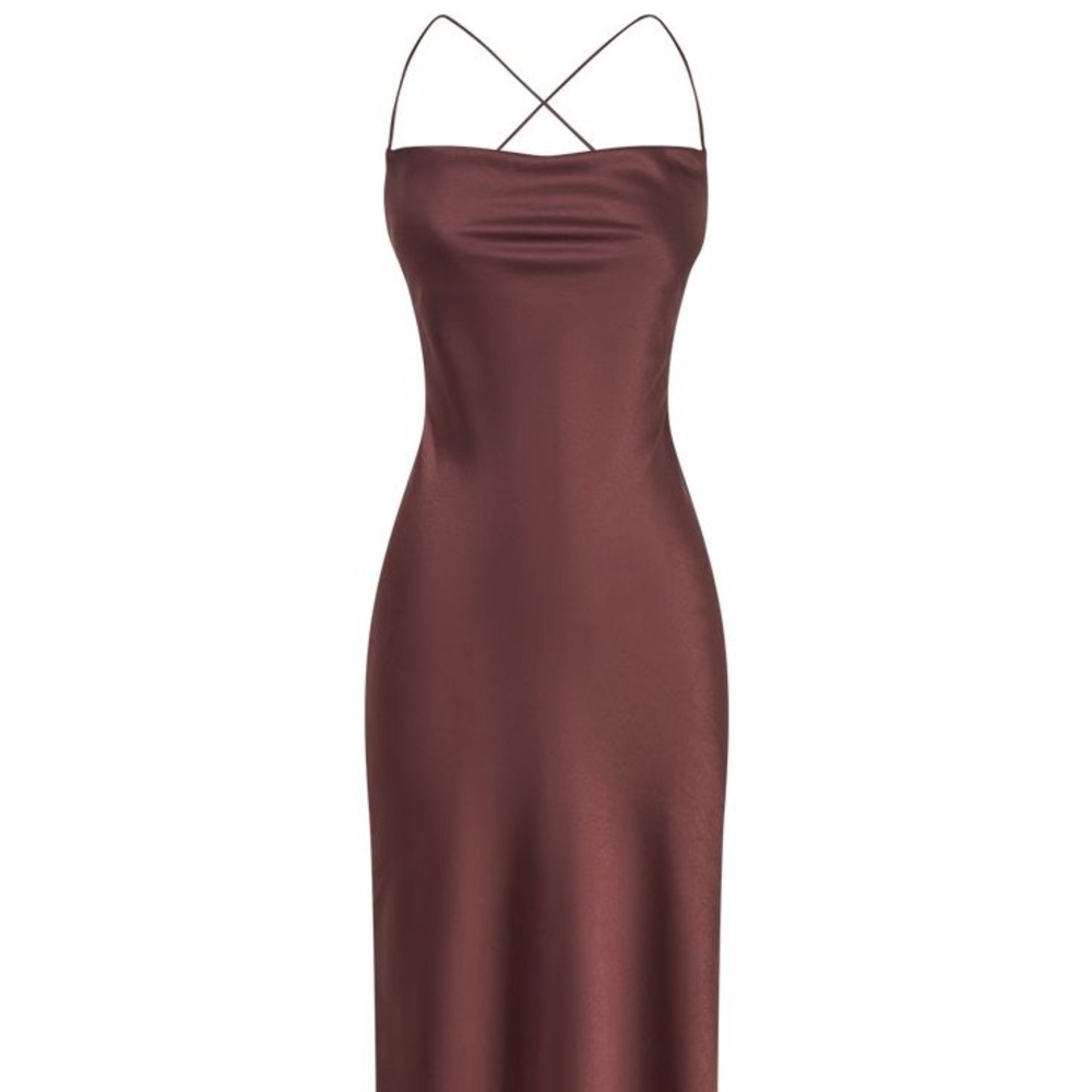 Meshki Brown Maxi Dress